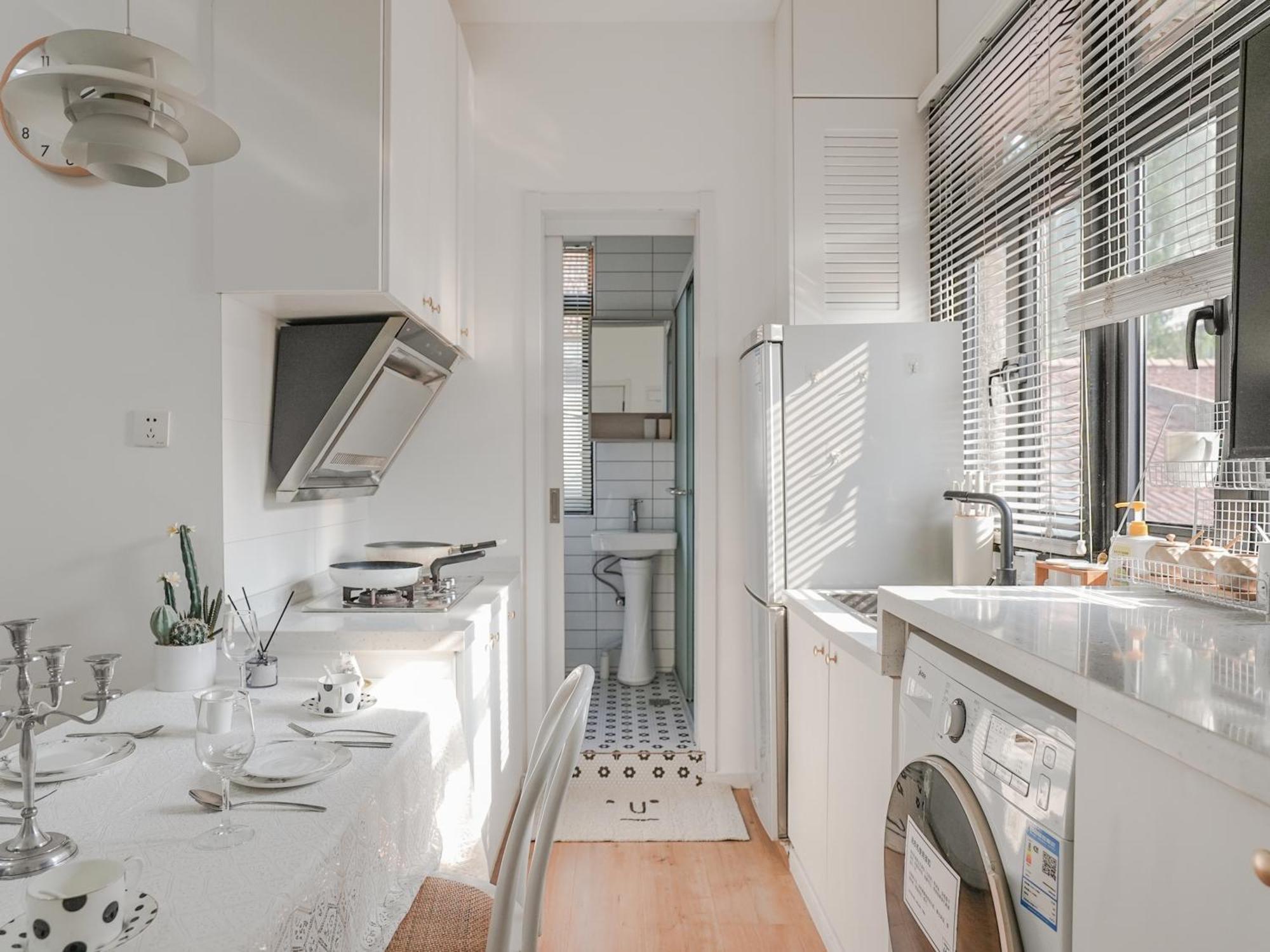 Apartment Wutong District Sunshine 2 Bedrooms 2 Beds With Kitchen And Bathroom, Laundry And Cooking, Close To Zhongshan Park Business District Leyihome Close To Zhongshan Park